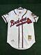 100% Authentic Chipper Jones Mitchell Ness 1995 Atlanta Braves Jersey Size 36 S