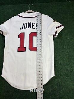 100% Authentic Chipper Jones Mitchell Ness 1995 Atlanta Braves Jersey Size 36 S