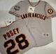 11008 San Francisco Giants Buster Posey 2012 World Series Baseball Jersey