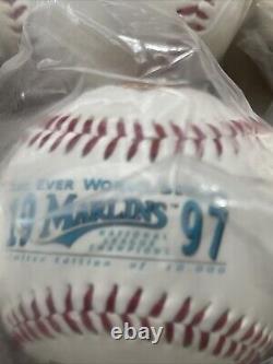 12- Pack 1997 World Series Florida Marlins Baseball Ball National League Champs