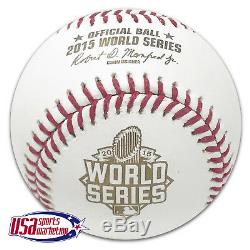 (12) Rawlings 2015 World Series Official Game Baseball KS Royals Dozen