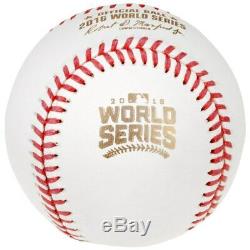 (12) Rawlings 2016 World Series MLB Official Game Baseball Cubs Boxed Dozen