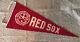 1912-1918 Boston Red Sox Dynasty Era World Series Champions Pennant 35 X 14 Ex