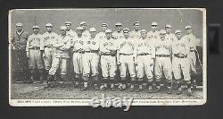 1912 Boston Red Sox World Series Champions Post Card Scorecard Speaker Smokey