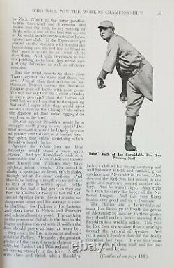 1916 November Baseball Magazine Original World Series Boston Red Sox Babe Ruth