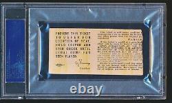 1919 World Series Game 6 Ticket Stub PSA 1 BLACK SOX
