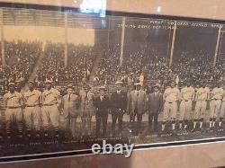 1924 1st Colored Negro League World Series Baseball Panoramic Photo Monarchs