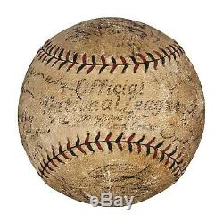 1926 St Louis Cardinals World Series Champs Team Signed Baseball Babe Ruth JSA