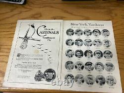 1926 World Series Program New York Yankees at St Louis Cardinals Sportsmans Park