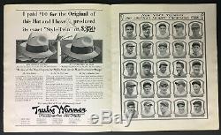 1928 World Series Program Game 1 & 2 New York Yankees St Louis Cardinals