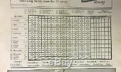 1928 World Series Program Game 1 & 2 New York Yankees St Louis Cardinals