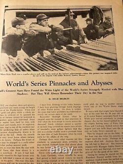 1934 Baseball Magazine October Judge Landis World Series # Babe Ruth Bill Terry