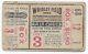 1935 World Series Baseball Ticket Detroit Tigers Chicago Cubs G 3 Demaree Hr