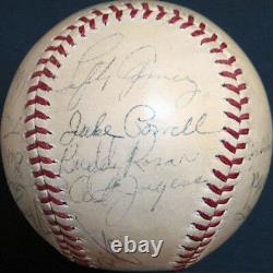 1938 NY Yankees World Series Champs Team Signed Baseball Joe Dimaggio PSA DNA