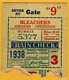 1938 World Series Ticket Stub New York Yankees Chicago Cubs Gm 3 Bill Dickey Hr