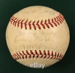 1940 Cincinnati Reds Team Signed Baseball World Series Champs Autograph Auto