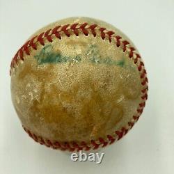 1940's World Series Umpires Signed Game Used Baseball With Ford Frick