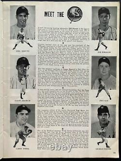 1949 World Series Baseball Program Yankee Stadium NY vs Dodgers Jackie Robinson