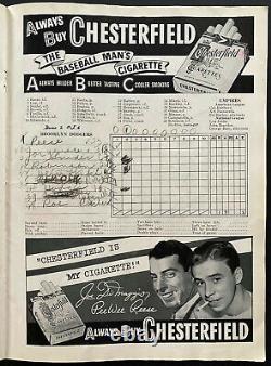 1949 World Series Baseball Program Yankee Stadium NY vs Dodgers Jackie Robinson