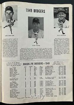 1949 World Series Baseball Program Yankee Stadium NY vs Dodgers Jackie Robinson