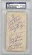 1952 World Series Game 5 Ticket Signed Jackie Robinson Erskine Psa/dna Auto Auth