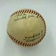 1952 World Series Game Used Signed Baseball Yankees Vs Dodgers Sgc Coa