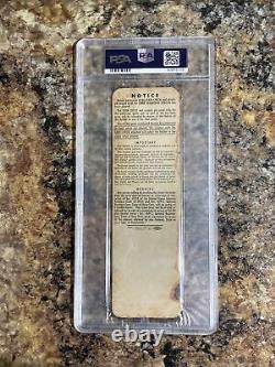 1955 World Series Game 1 Full Ticket PSA 1 Jackie Robinson Steals Home