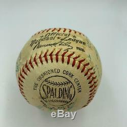 1957 Milwaukee Braves World Series Champs Team Signed Baseball With JSA COA