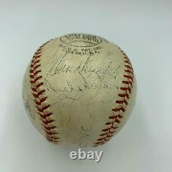 1959 Los Angeles Dodgers World Series Champs Team Signed Baseball With JSA COA