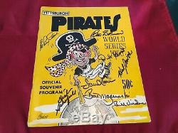 1960 World Series Program Pittsburgh Pirates Edition Signed By 8 Pirates
