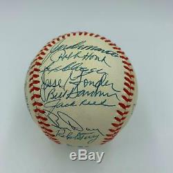 1961 Yankees World Series Champs Team Signed Baseball 33 Sigs Mickey Mantle JSA