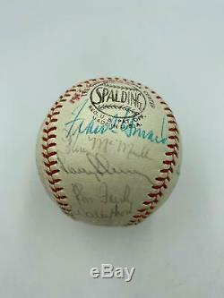 1963 Los Angeles Dodgers World Series Champs Team Signed Baseball Koufax JSA COA