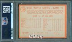1964 Topps SANDY KOUFAX World Series Game #1 Strikes out 15 #136 Dodgers PSA 7