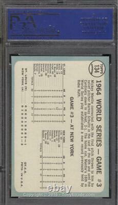 1965 Topps #134 Mickey Mantle World Series Game 3 Clutch H. R. PSA 9