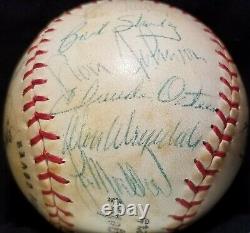 1966 WORLD SERIES Los Angeles Dodgers Team Signed Ball SANDY KOUFAX Drysdale HOF