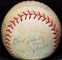 1966 WORLD SERIES Los Angeles Dodgers Team Signed Ball SANDY KOUFAX Drysdale HOF