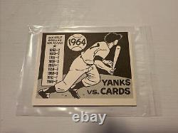 1967 Laughlin World Series Baseball #61 1964- Cardinals Vs. Yankees EX/MT