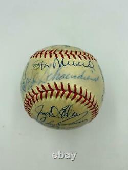 1967 St. Louis Cardinals World Series Champs Team Signed Baseball Beckett COA