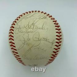 1968 Detroit Tigers World Series Champs Team Signed Baseball 29 Sigs JSA COA