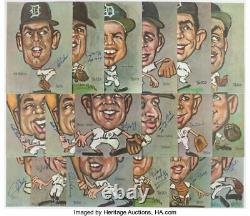1968 World Series Detroit Tigers TASCO Posters 16 Original Baseball Mint