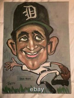 1968 World Series Detroit Tigers TASCO Posters 16 Original Baseball Mint