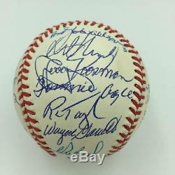 1969 NY Mets World Series Champs Team Signed Baseball Nolan Ryan Tom Seaver JSA