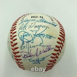 1969 New York Mets World Series Champs Team Signed Baseball JSA COA