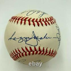 1977 New York Yankees World Series Champs Team Signed AL Baseball JSA COA