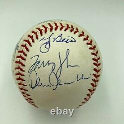 1977 New York Yankees World Series Champs Team Signed AL Baseball JSA COA