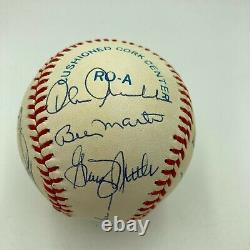 1977 New York Yankees World Series Champs Team Signed AL Baseball JSA COA