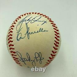 1977 New York Yankees World Series Champs Team Signed AL Baseball JSA COA