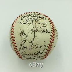 1978 New York Yankees World Series Champs Team Signed Baseball With JSA COA