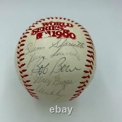 1980 Philadelphia Phillies W. S. Champs Team Signed World Series Baseball JSA