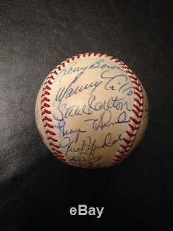 1980 Phillies World Series Baseball signed by 27